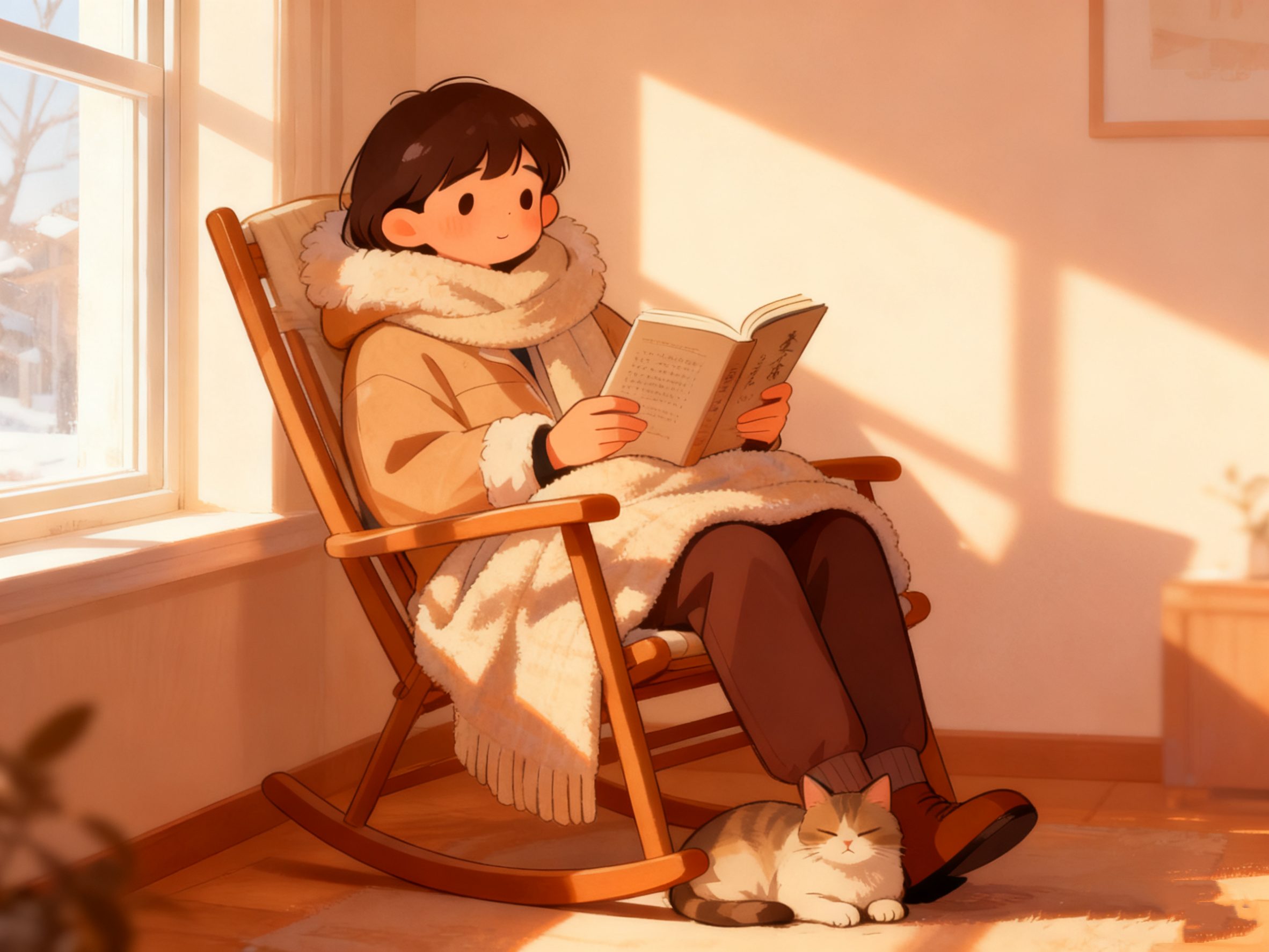 冬日悠闲--AI--修改