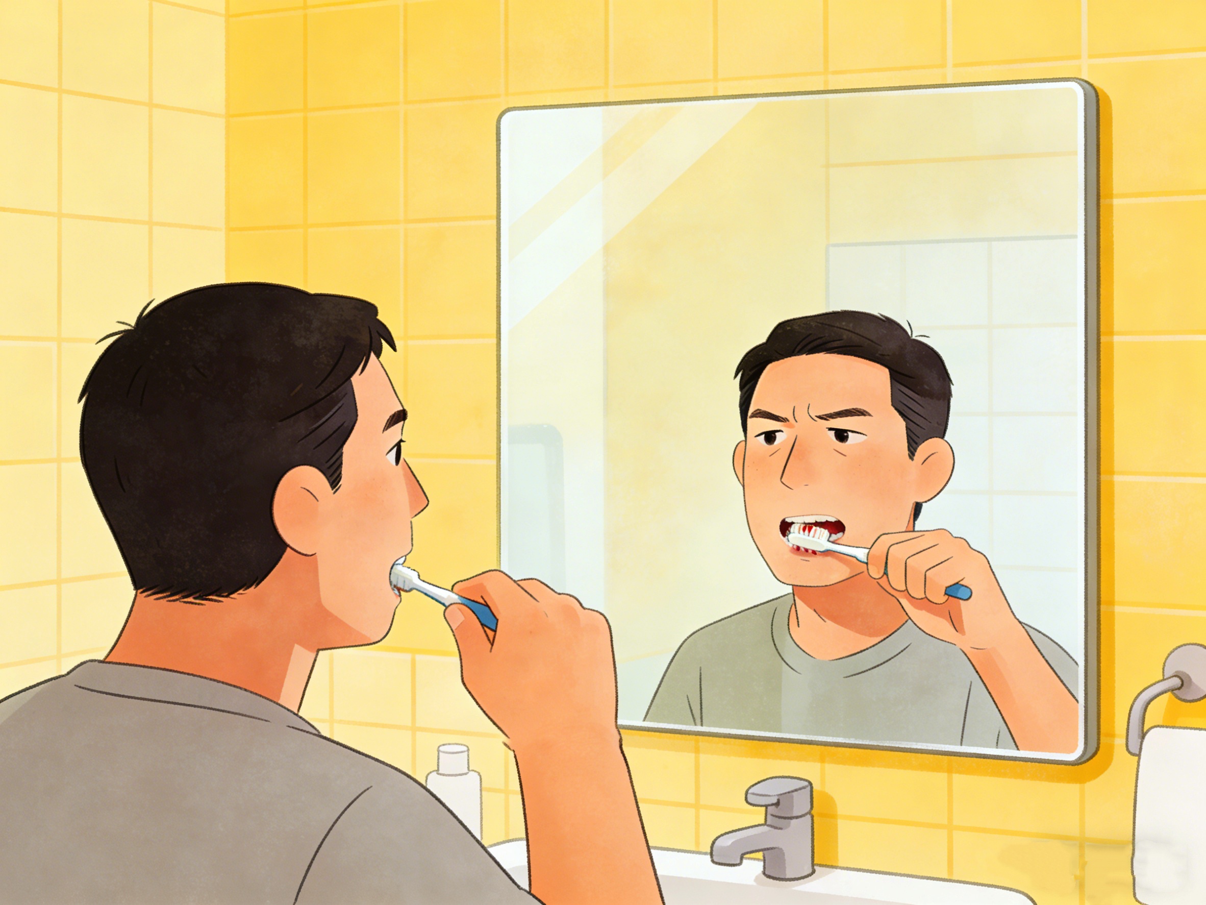 烦躁刷牙--AI--修改